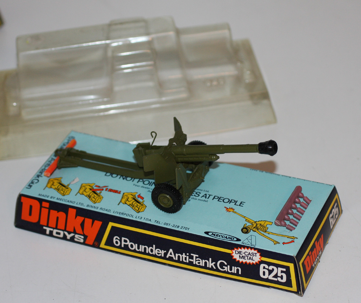 DINKY TOYS 625 BRITISH 6 POUNDER ANTI TANK GUN MIB LIMITED QUANTITY eBay