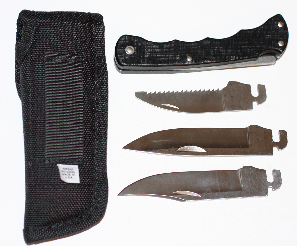 RARE VINTAGE BUCK BLACK 429 SELECTOR FOLDING KNIFE SET "DUCKS UNLIMITED" MINT eBay