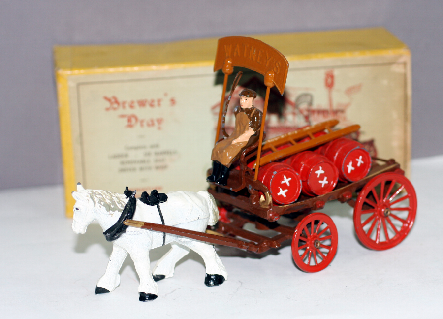 FG TAYLOR & BARRET TOY 810 BREWERS DRAY HORSE DRAWN WAGON BRITAINS eBay