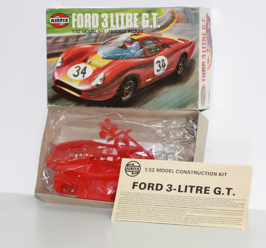 AIRFIX MODEL KIT 34089 FORD 3 LITRE G.T. RACE CAR 1/32 SCALE eBay