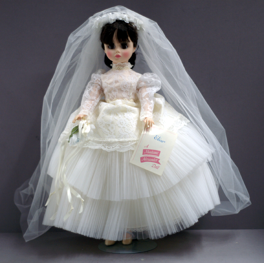MADAME ALEXANDER 17 INCH DOLL #1685 ELISE BRIDE ELISE DOLL SERIES